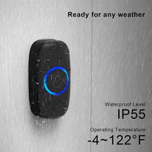 COSANSYS Wireless Doorbell, Professional Waterproof Mini Doorbell