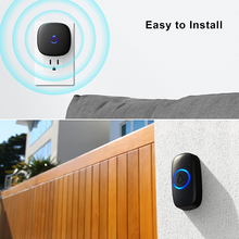 COSANSYS Wireless Doorbell, Professional Waterproof Mini Doorbell