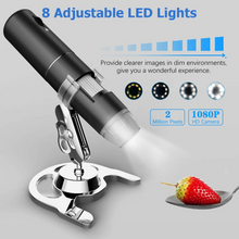 COSANSYS Wireless Digital Microscope Handheld USB HD Inspection Camera 50x-1000x Magnification with Stand