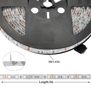 COSANSYS LED Strip RGB LED Streifen Set 5M SMD 5050 300LED