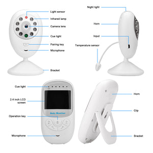 COSANSYS Babyphone mit Kamera Video babyphone VB108