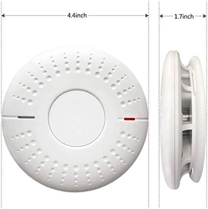 COSANSYS Photoelectric Smoke Alarm and Carbon Monoxide Detector Sealed-in (2 Pack)