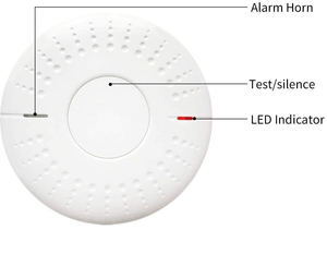 COSANSYS Photoelectric Smoke Alarm and Carbon Monoxide Detector Sealed-in (2 Pack)