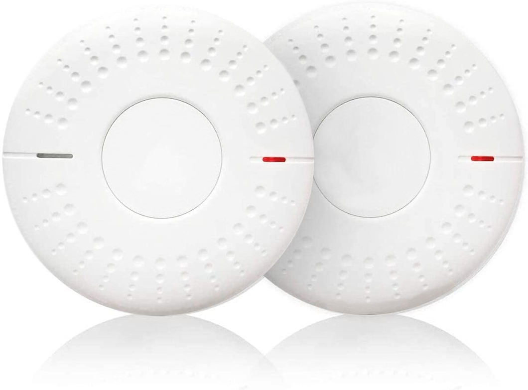 COSANSYS Photoelectric Smoke Alarm and Carbon Monoxide Detector Sealed-in (2 Pack)